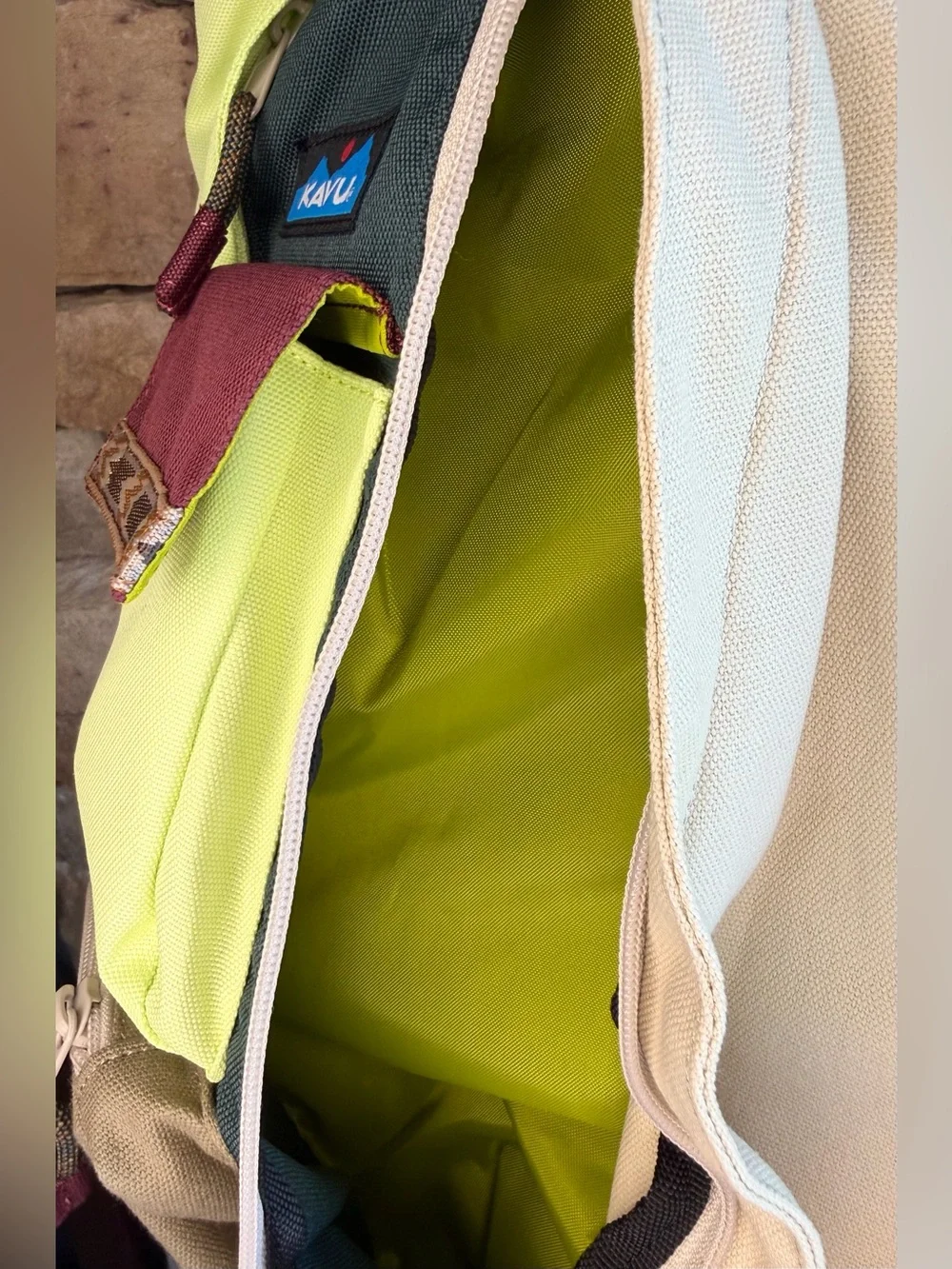 KAVU Remix Rope Bag Fresh Forrest Sling Crossbody Bag NWOT